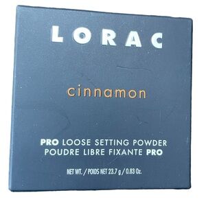 LORAC PRO Loose Flawless Setting Finishing Powder NEW WITH BOX  Cinnamon